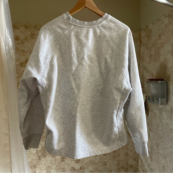 Vuori Restore Oversized Sweater in Heather Gray - Picture 2 of 5